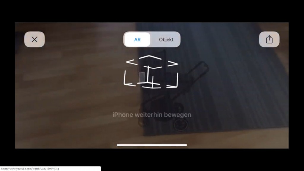 Augmented Reality AR Plugin Smartphone mobile Anwendung IPhone